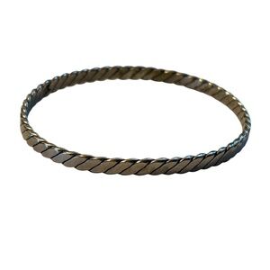 Silver-toned Bangle Bracelet